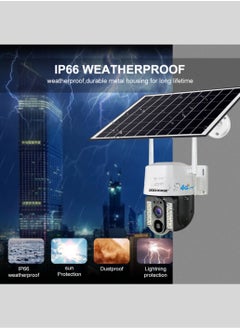 DOCKCASE DOCKCASE 3.0MP 4G Sim Card Solar Camera PTZ 360°View Solar Powered Outdoor Security Camera .  - Image 5