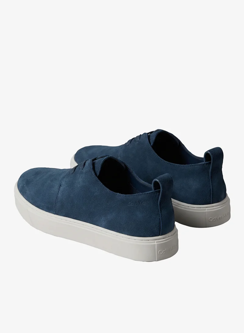 Calvin Klein Calvin Navy/Light Gray Hybrid Suede Derby Shoes for Men | Best Price UAE