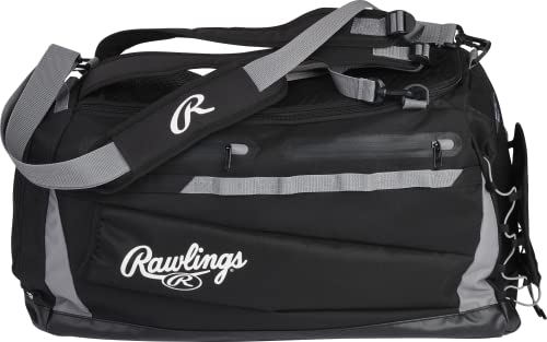 Rawlings MACH Hyrbid BackpackDuffle Equipment Bag Baseball Softball Black - Image 1