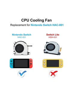 Excefore New Replacement Internal Cooling Fan, CPU Heatsink Cooler, Compatible with Nintendo Switch HAC-001 NS 2017 Console, PlayStation 4 Console, with PH1 Screwdriver Repair Tool Kit  - Image 4