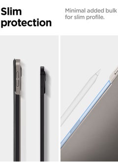 Spigen Smart Fold iPad Pro 13 inch Case Cover M4 (2024) - Black  - Image 4