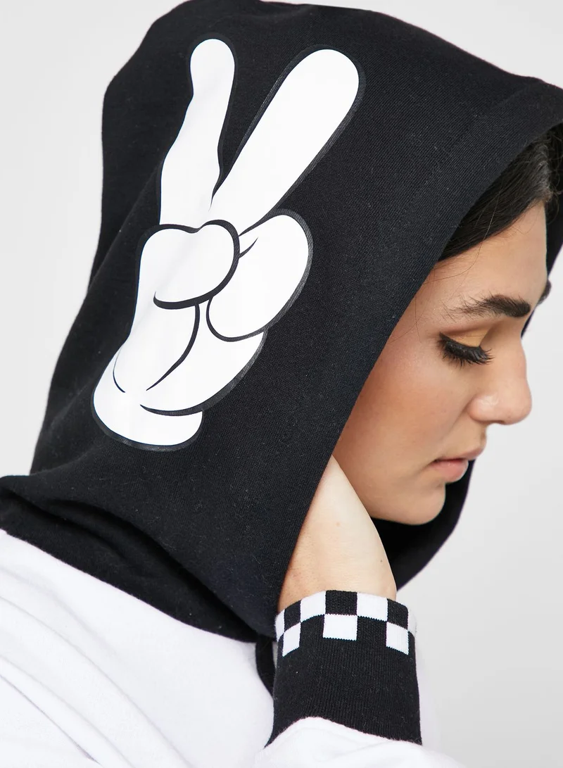 VANS Checkerboard Mickey Hoodie