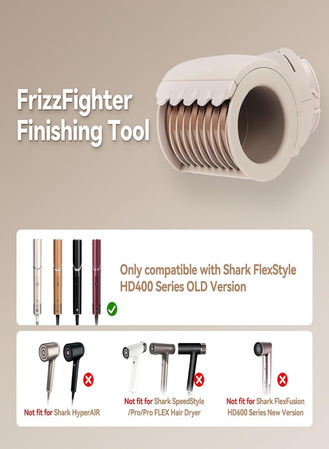 Esctabalt أداة FrizzFighter لتصفيف الشعر من Shark XSKHD4PA FlexStyle، ملحق لنظام تصفيف الشعر FlexStyle - Image 2