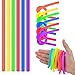 Entervending 25 Pack Monkey Noodles Fidget Stretchy Sensory Toys for Kids Toddlers Autism Sensory Products Stretchy String Party Favors Treasure Box Toys for Classroom Easter - Image 3