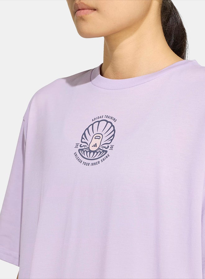 Adidas CLIMACOOL Strength Training Graphic T-Shirt - Image 4