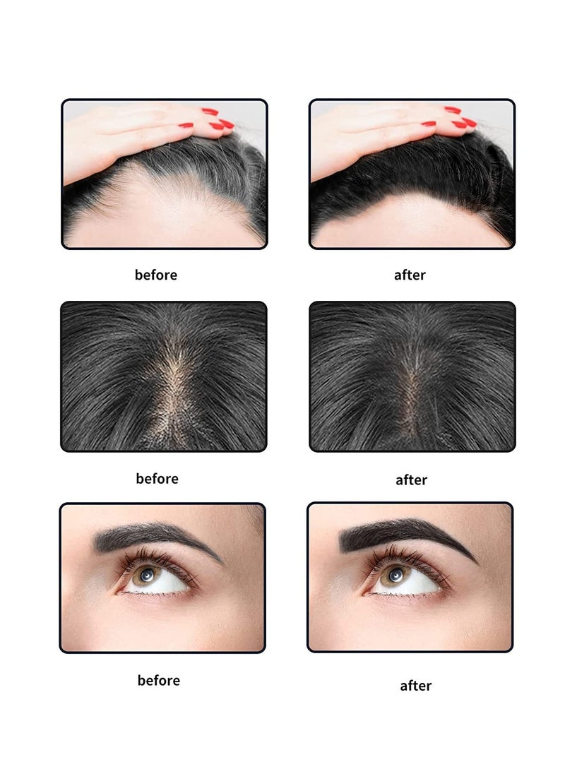SYOSI Hairline Powder Magical Instantly Hair Line Shadow Quick Cover Hair Root Concealer with Puff Touch Root Cover Up for Thinning Hair Waterproof 2Pcs  - Image 3