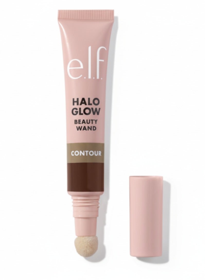 elf Halo Glow Beauty Wand – Tan/Deep – 10 ml – Liquid Contour with Built-In Applicator - Image 2