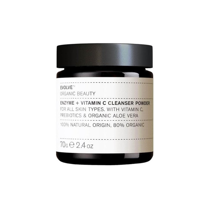 Evolve Organic Beauty  Natural Enzyme  Vitamin C Cleanser Powder  Small Batch Vegan Clean Beauty 24 oz  70 ml