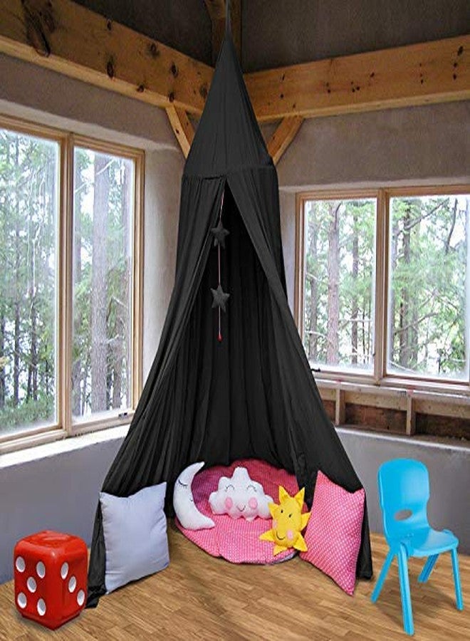 Creative Textiles Magic Hanging Canopy Will give Warm and Comfort to Your Kids Room (Black) - Image 2