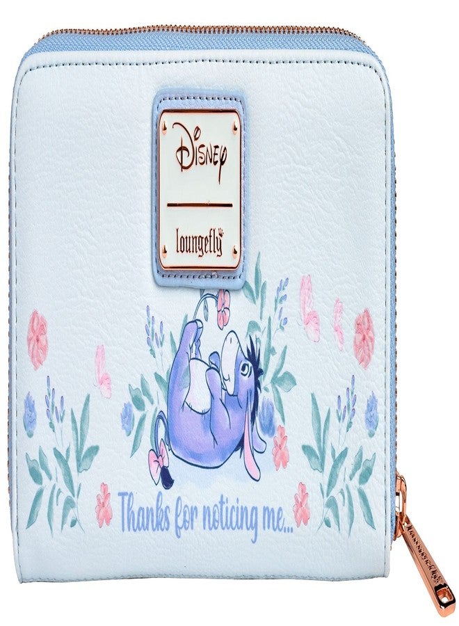 Loungefly Disney Eeyore Wallet Zip Around Clutch (Blue, Eeyore) - Image 1