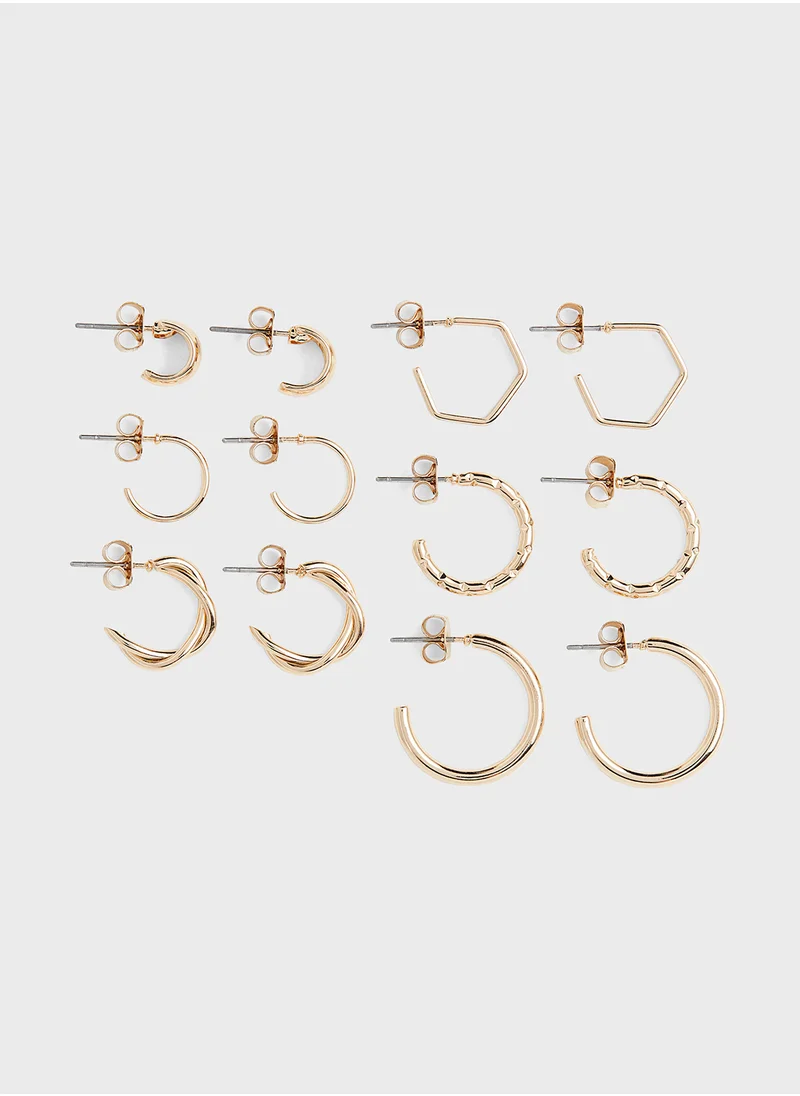 H&M 6 Pairs Earrings