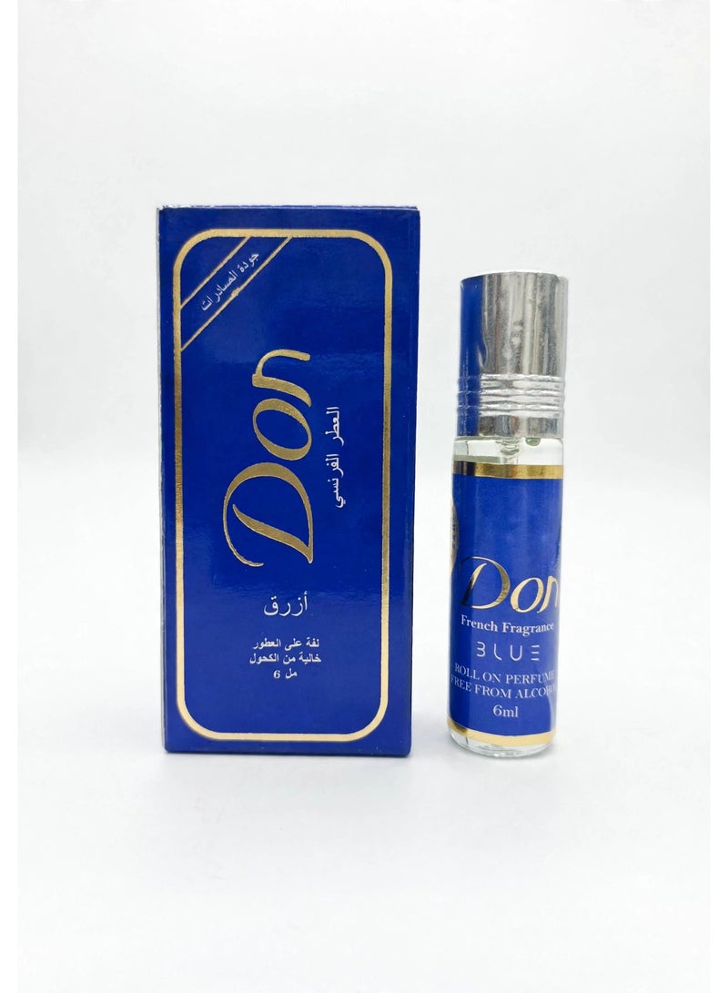 Doun Roul Blue Nailah Perfume, 6ml, Single Piece
