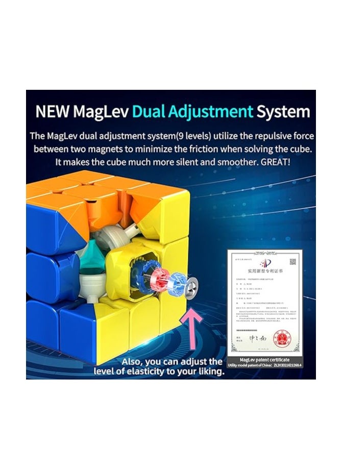 Generic - CuberShop Moyu RS3M 2021 MagLev 3x3 Magnetic Speed Cube, moyu RS3M Maglev Professional 3x3 Stickerless Speed Cube, Upgraded Version of Moyu RS3M 2020 (RS3 M 2021 MagLev Pro Version) - Image 1