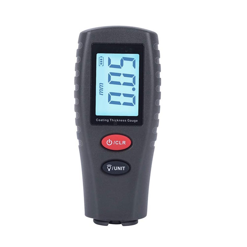 Reenwee Paint Thickness Gauge | Digital Meter for Automotive Coating Thickness Gauge Tester | High Contrast Backlight LCD | Resolution 2mils | Auto Power Off | Auto Digital Calibration Data Hold Mini Size - Image 1