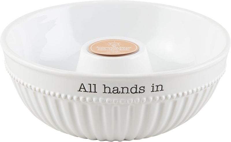 Mud Pie Serving Bowl 4 12 x 11 dia - Image 1