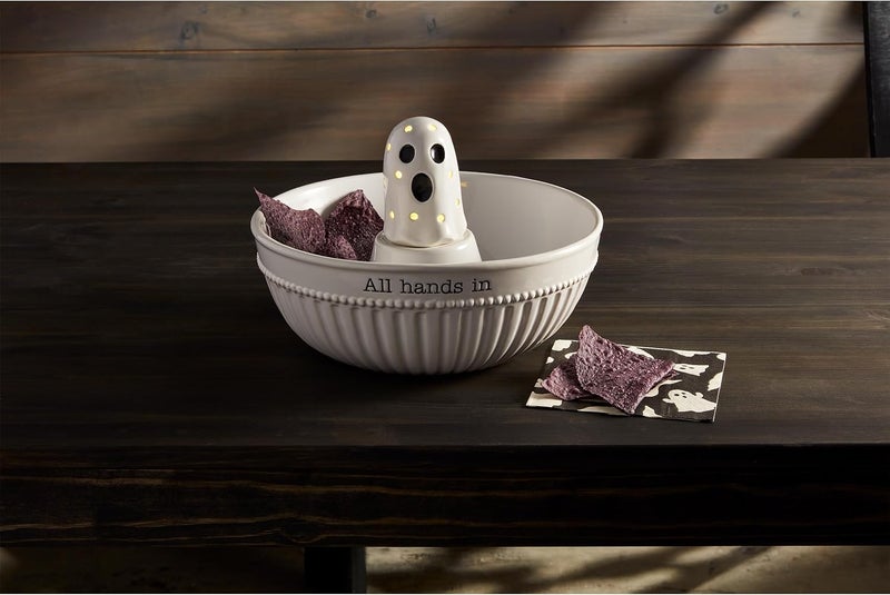 Mud Pie Serving Bowl 4 12 x 11 dia - Image 2