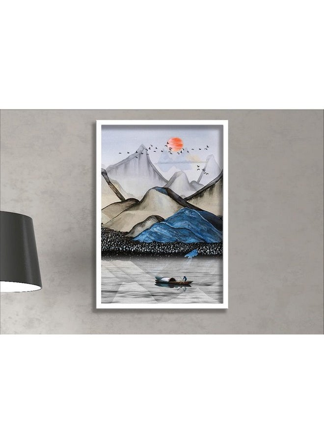 SAF SAF paintings Premium Modern Art Digital Reprint 19.5 inch x 13.5 inch Painting () COMBO-155-M1  - Image 1