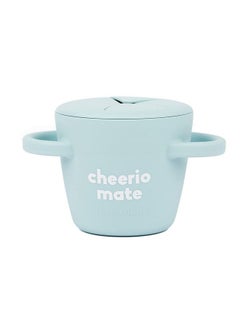 Bella Tunno Happy Snacker - Spill Proof Snack Cups For Toddlers And Babies, Snack Containers Made From Silicone Bpa Free, Soft Opening & Removable Lid (Cheerio Mate)  - Image 1