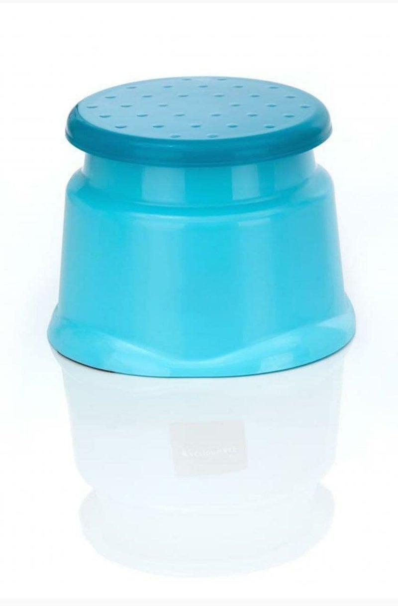 LANKESH ENTERPRISE Round Strong Plastic Stool or Bathroom seat Blue - Image 1