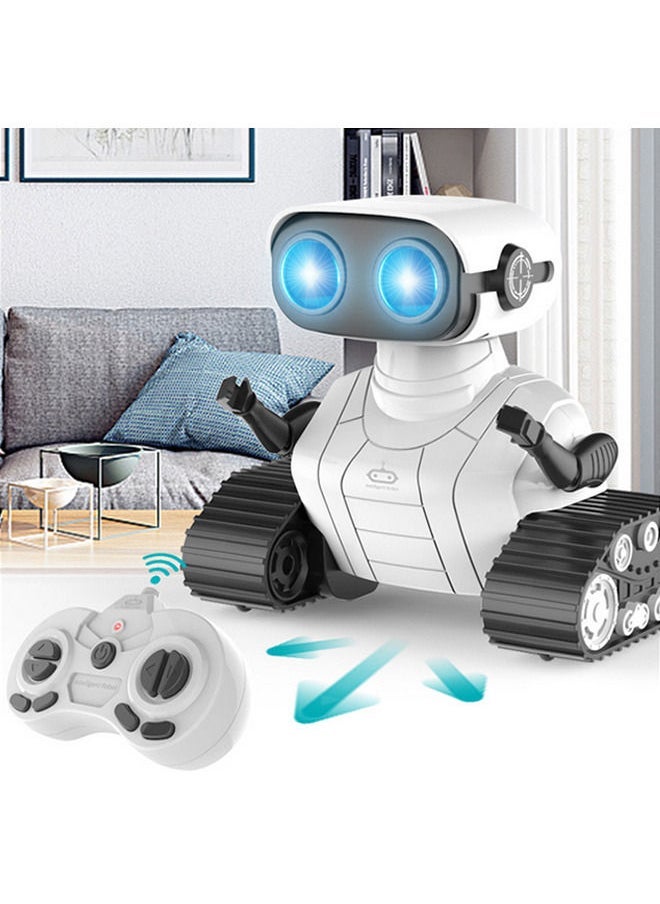YelaJoy Robot Toys for Boys Girls, Rechargeable Remote Control Robots, Emo Robot with Auto-Demonstration, Flexible Head & Arms, Dance Moves, Music, Shining LED Eyes, Kids Toys for 5+ Years Old Boys  - Image 1