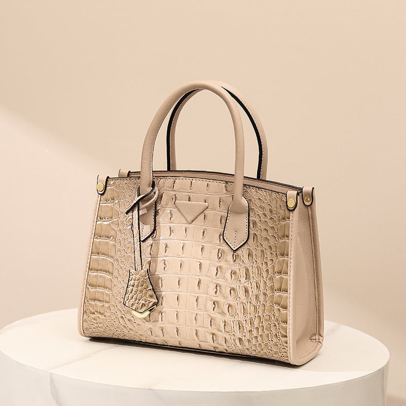 New Portable Large Capacity Tote Bag Fashion Crocodile Pattern Crossbody Bag Mother'S Day Gift - Image 1