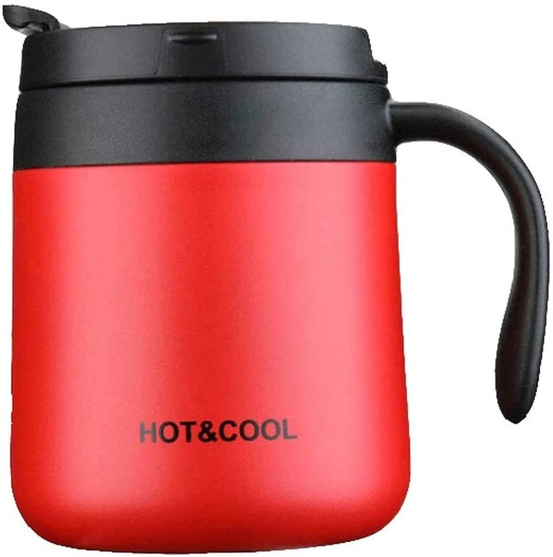SHIDHMI Coffee Mug Vacuum Insulated Camping Mug with Lid HotCold Double Walled 188 Stainless Steel for Kids SportCocoaCerealMochaCappuccinoEspresso TeaSipping lattesHot Chocolate - Image 1