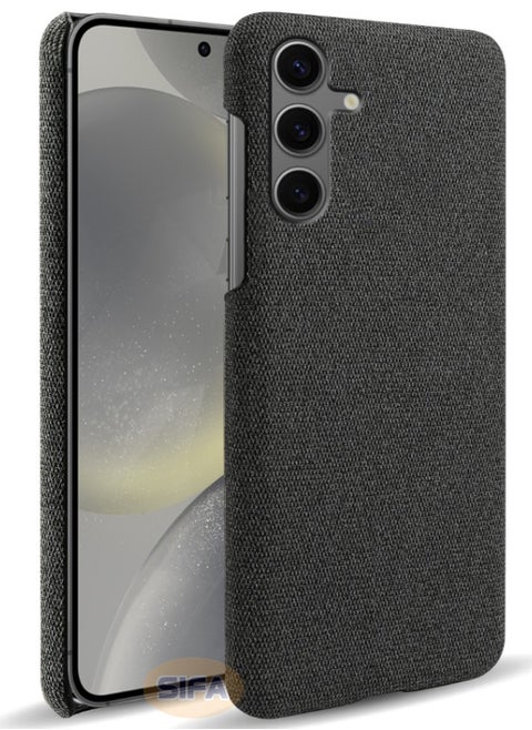 Samsung Galaxy S24 FE Case, Soft Premium Felt Cloth Phone Case for Samsung S24 FE, Slim Comfortable Waterproof and Shockproof, Fully-Wrapped Plush Fabric Cover Compatible with Samsung Galaxy S24 FE 5G 6.7 inch, Black