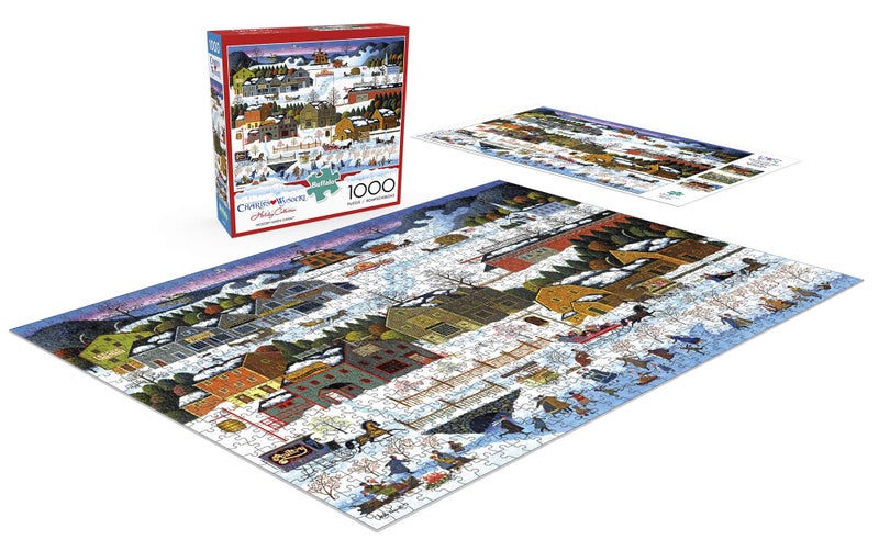 Buffalo Games - Charles Wysocki - Hickory Haven Canal - 1000 Piece Jigsaw Puzzle for Adults -Challenging Puzzle Perfect for Game Nights - Finished Size is 26.75 x 19.75 - Image 4