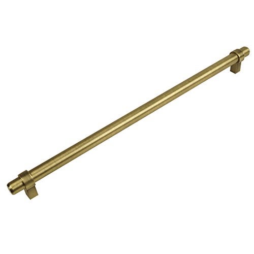Cosmas 161-319BAB Brushed Antique Brass Cabinet Bar Handle Pull - 12-5/8" Inch (319mm) Hole Centers - Image 3