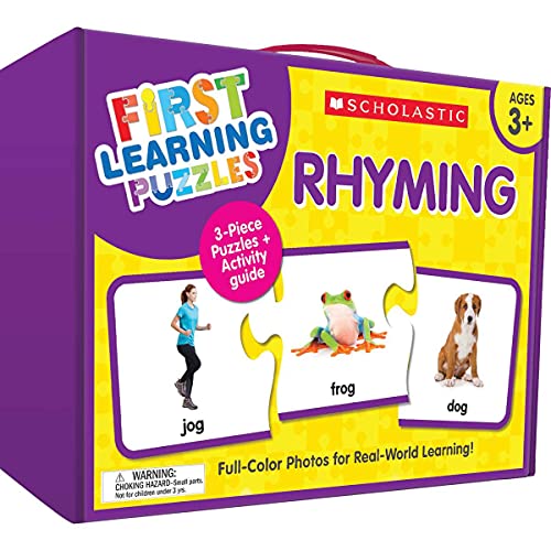 Scholastic First Learning Puzzles Rhyming - Image 1