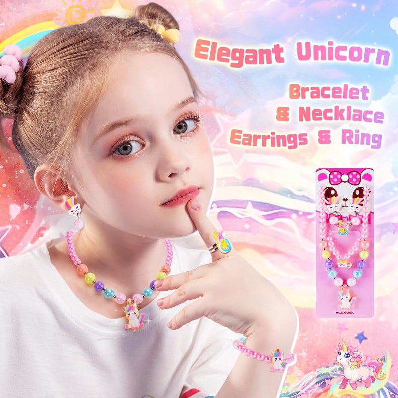 Auspicious beginning Unicorn Toys for Girls Kids Toys 5 6 7 8 9 10+ Years Old, Kids Unicorn Gifts with Glowing Blanket/ Water Bottle/ Eye Mask/Headband/Crossbody Bag/Sunglass/12PCS Birthday Gift for Girls 6-10+ - Image 5