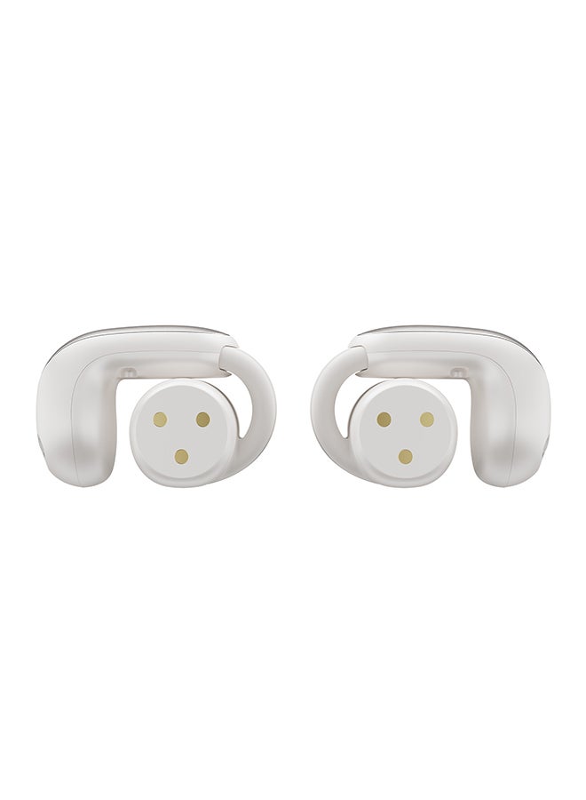BOSE Ultra Open Earbuds with OpenAudio Technology, Open Ear Wireless Earbuds, Up to 48 Hours of Battery Life White Smoke - Image 3