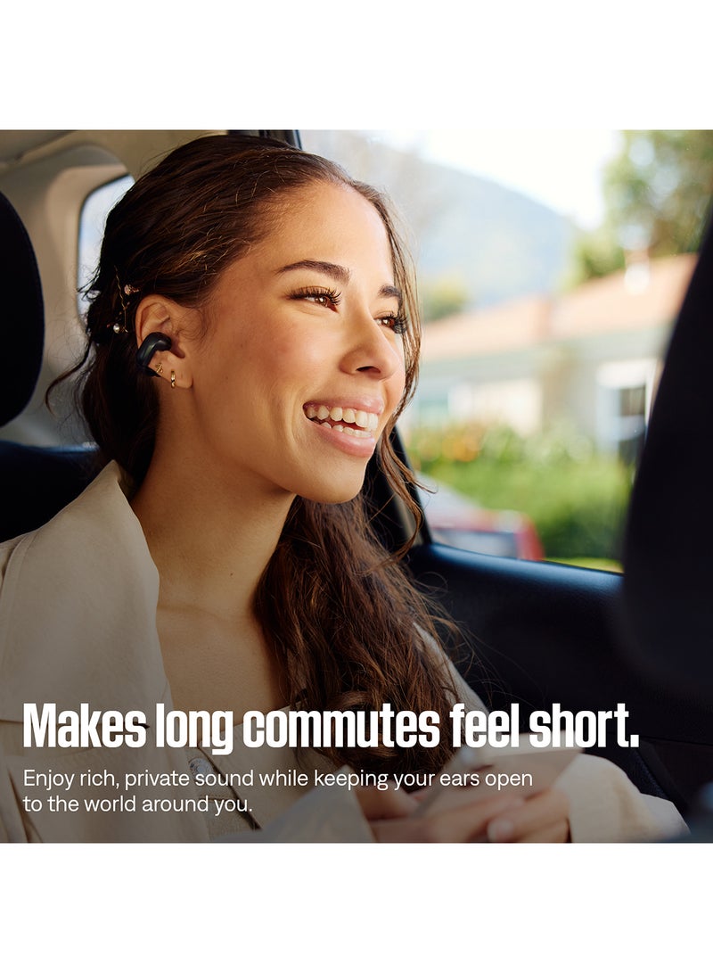 BOSE Ultra Open Earbuds with OpenAudio Technology, Open Ear Wireless Earbuds, Up to 48 Hours of Battery Life White Smoke - Image 5