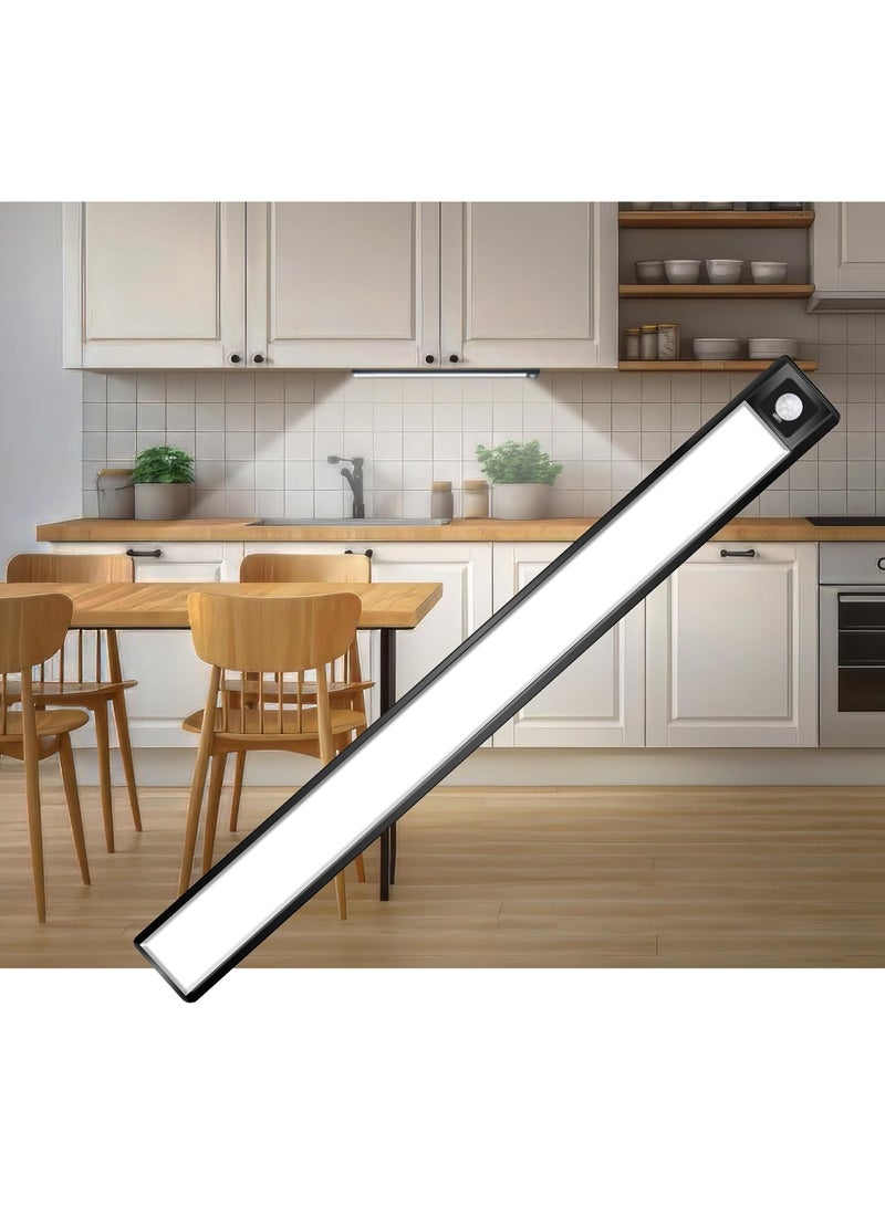 عربست مجموعة من 69 مصباح LED أسفل الخزائن - بطارية قابلة للشحن 3000 مللي أمبير، مستشعر حركة لاسلكي، مثالية للمطبخ والخزائن والإضاءة أسفل الخزائن - Image 1