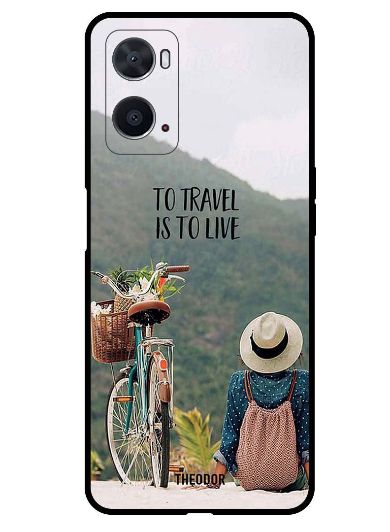 Theodor Protective Case Anti ScratchShockproof Cover For OPPO A76 To Travel Is To Live - Image 1