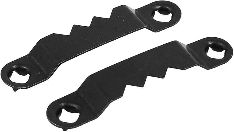 إطار صورة بتطريز متقاطع حامل مزدوج الثقب أسود 44 ملم طويل 500 قطعة - Image 3