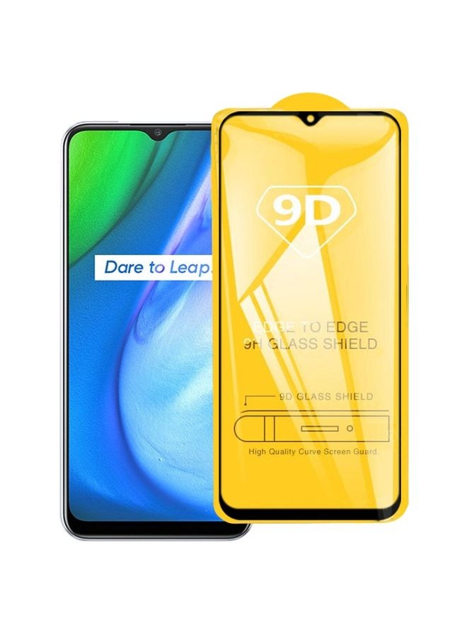 Imak Screen Protector For OPPO Realme V3 9D Full Glue Full Screen Tempered Glass Film 