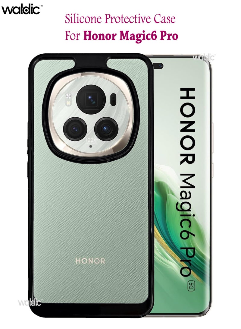 Waldic Honor Magic6 Pro 5G Premium Case | Premium Silicone  Case Cover Designed for Honor Magic6 Pro | Honor Magic6 Pro Case Camera and Drop Protection Thin Protective Back Cover Case for Honor Magic6 Pro - Image 1