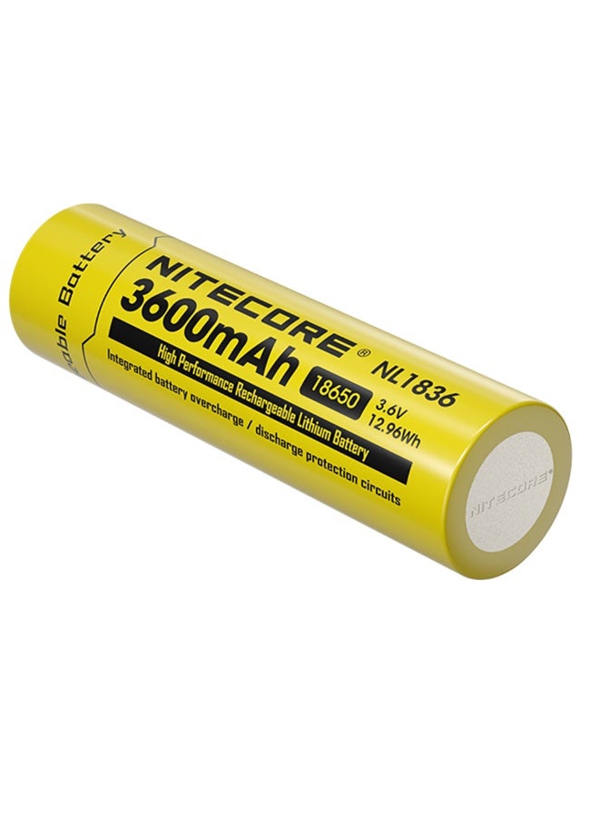 NITECORE Nitecore High-performance Li-ion Rechargable Battery - Nl1836 - Image 2