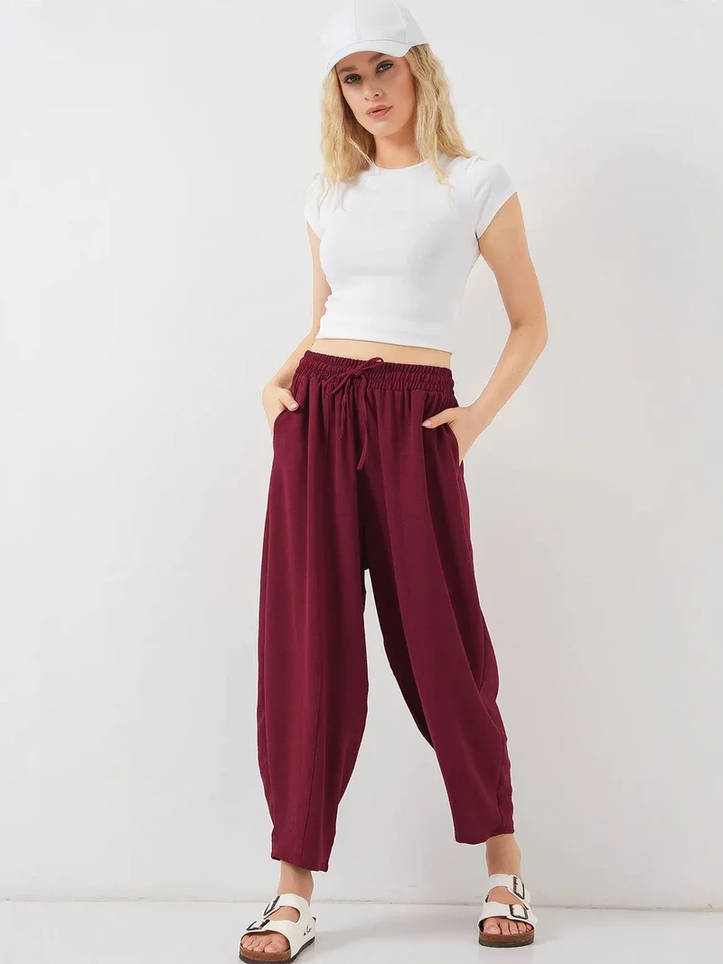 بيغ دارت BDART Textured Salwar Pants with Drawstring Waist