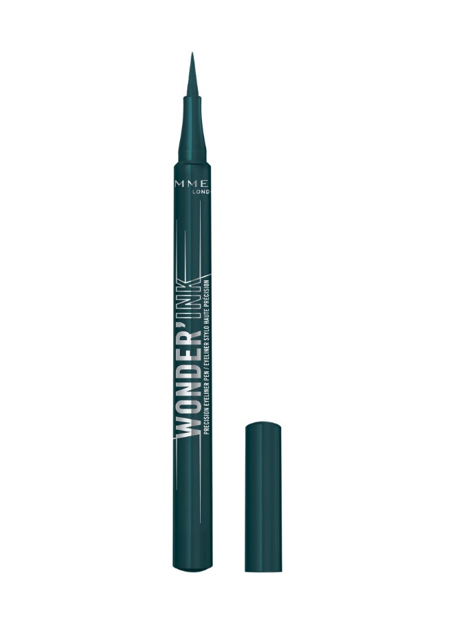 RIMMEL LONDON Wonder'Ink Precision Eyeliner Pen - 004 - Velvet Ivy, 1ml  - Image 1