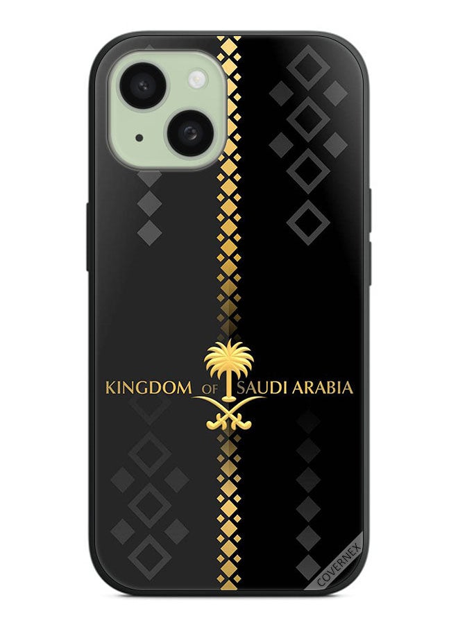 Covernex - Protective Case Cover For Apple iPhone 15 Kingdom Of Saudi Arabia Pattern - Image 1