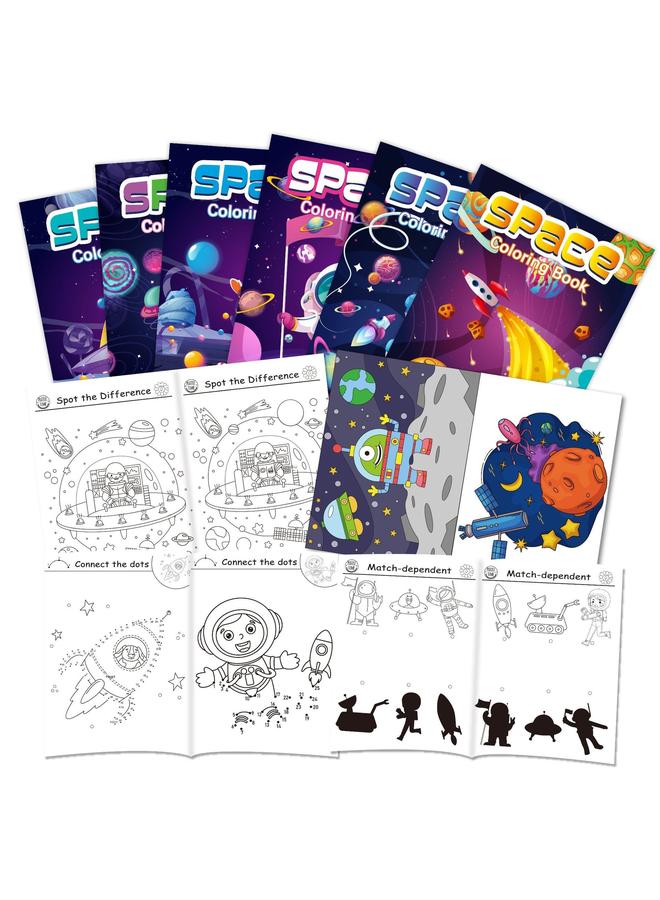 الأزرق جي دبليو تلوين هذا الكوكب مجموعة الكون الصبي الكرتون الكتابة على الجدران ملء هذا الحزب لعبة التلوين هذه المجموعة - Image 3