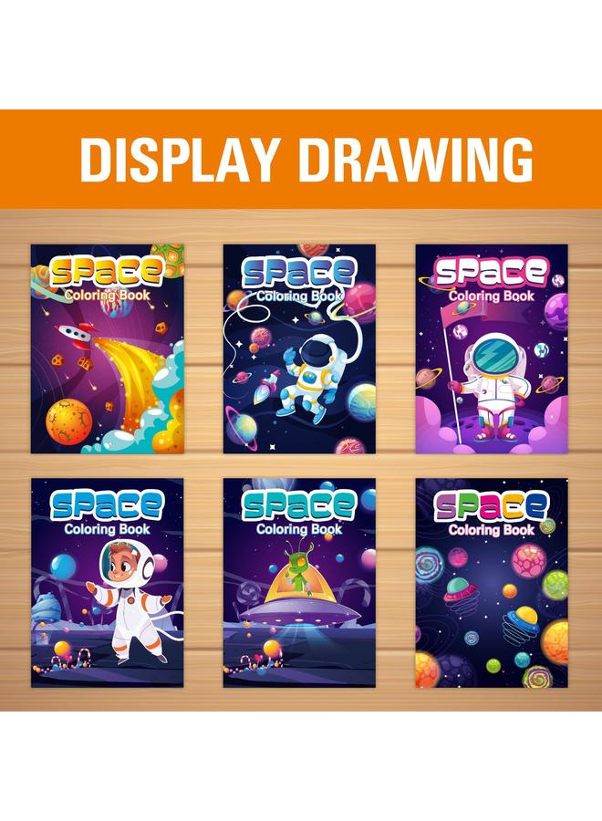 الأزرق جي دبليو تلوين هذا الكوكب مجموعة الكون الصبي الكرتون الكتابة على الجدران ملء هذا الحزب لعبة التلوين هذه المجموعة - Image 4