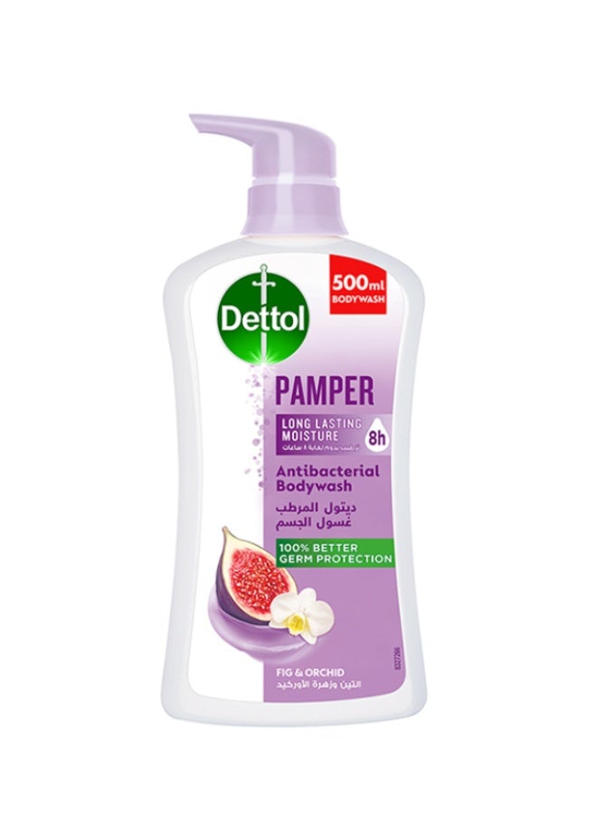 Dettol Pamper Showergel And Bodywash Fig And Orchid Fragrance 500ml - Image 1