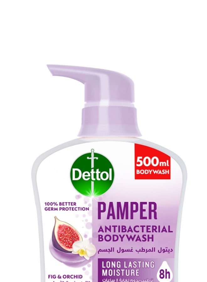 Dettol Pamper Showergel And Bodywash Fig And Orchid Fragrance 500ml - Image 2