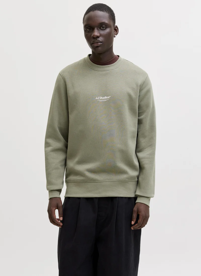 JACK & JONES Embellished Pullover Sweatshirt