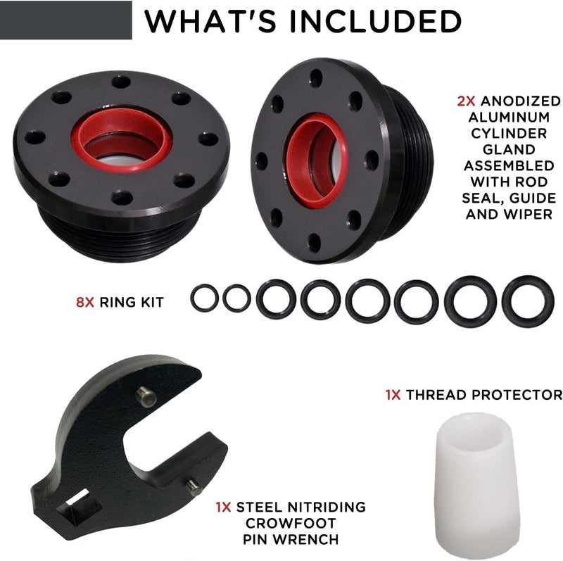 OEM Generic HS5157/HS5167 Hydraulic Cylinder Seal Kit with Pin Wrench - Compatible with Seastar Hydraulic Steering System - Image 4