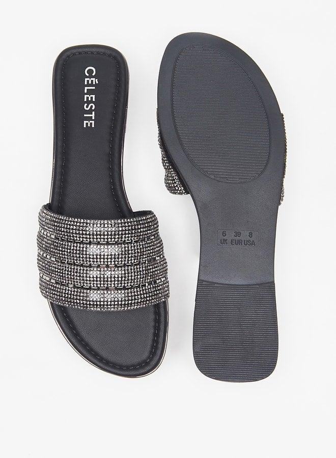 سيليست صنادل نسائية سهلة الارتداء مزينة - Image 4