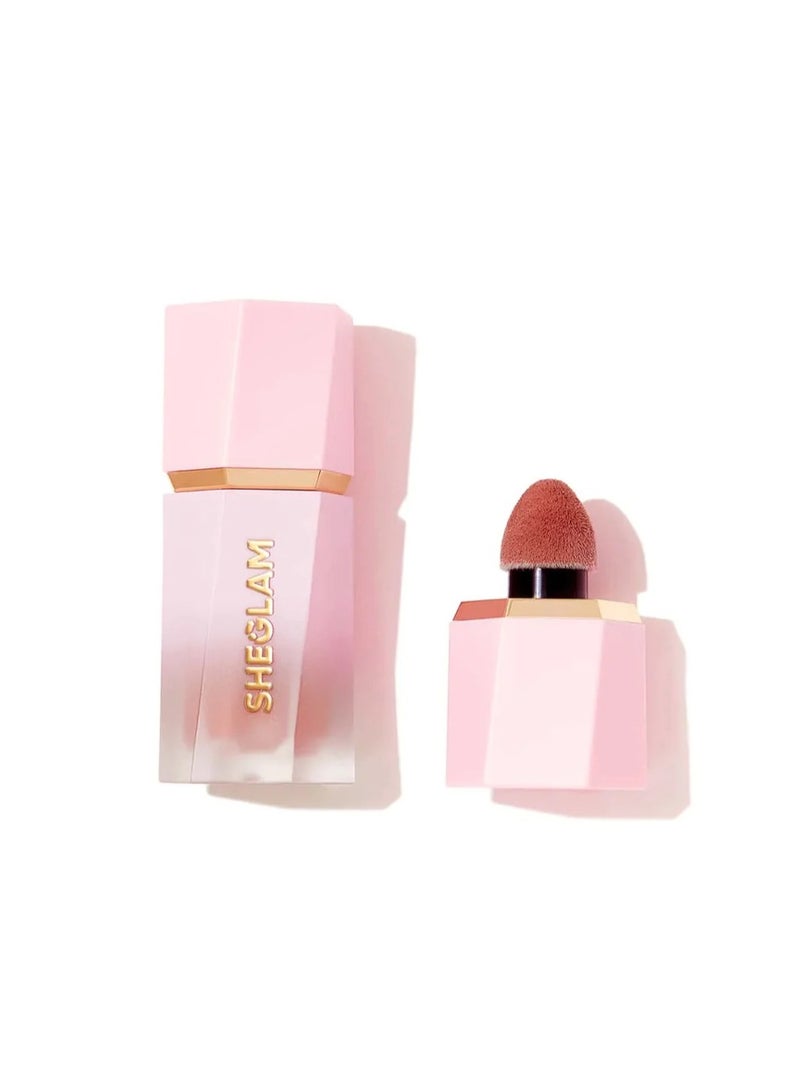 SHEGLAM Color Bloom Liquid Blush Matte 5.2ml Risky Business - Image 5